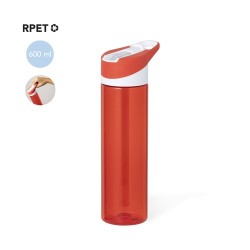 Bidon Éco-responsable 500ml - Laudon Matières : PET recyclé Couleurs : bleu accessoire événementiel unique
