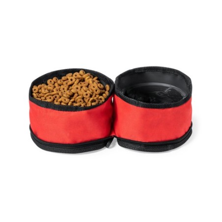 Bol Pliable Éco-responsable Personnalisé pour Animaux Keken Couleurs : vert Matières : polyester recyclé objet promotionnel éco-