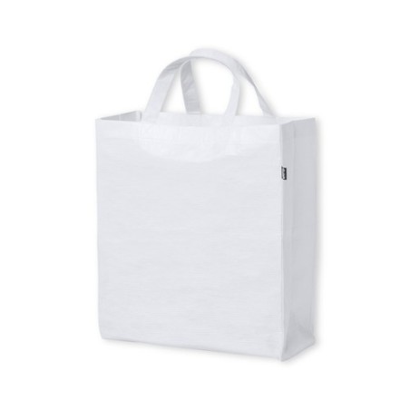 Sac Éco-responsable et Personnalisable de Shopping Okada Couleurs : rouge Matières : polyester recyclé personnalisation sur mesu