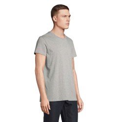 T-shirt personnalisé 100% coton recyclé 150g - RE CRUSADER Taille textile : XXL Couleurs : gris chiné objet publicitaire robuste