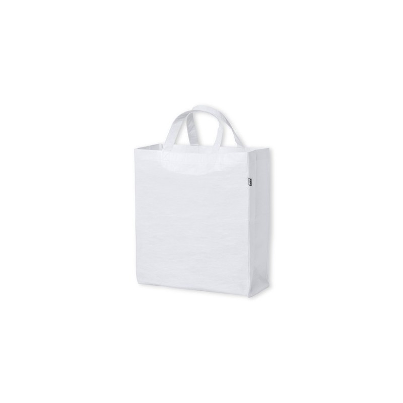 Sac Éco-responsable et Personnalisable de Shopping Okada Couleurs : bleu Matières : polyester recyclé objet publicitaire robuste