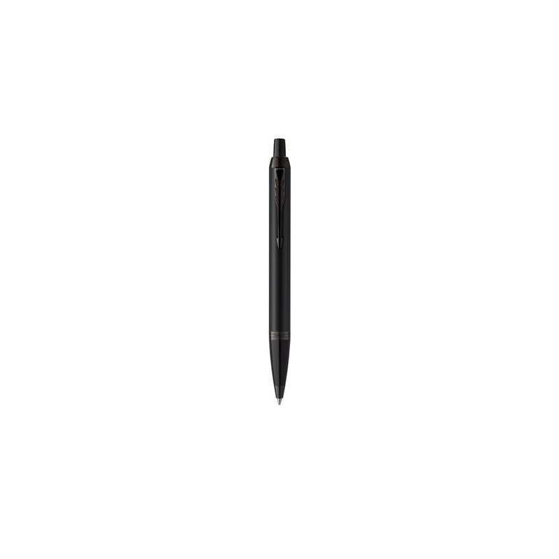 Stylo Élégant Personnalisé de Performance IM Achromatic Matières : acier inoxydable Couleurs : noir