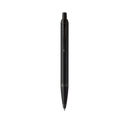 Stylo Élégant Personnalisé de Performance IM Achromatic Matières : acier inoxydable Couleurs : noir
