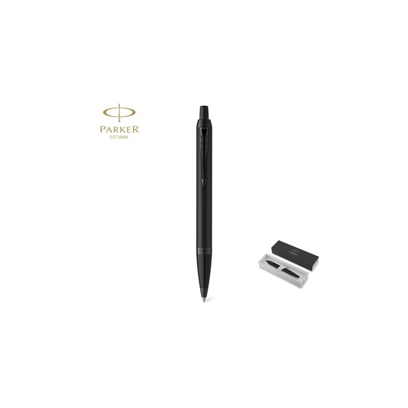 Stylo Élégant Personnalisé de Performance IM Achromatic Matières : acier inoxydable Couleurs : noir personnalisable avec votre l