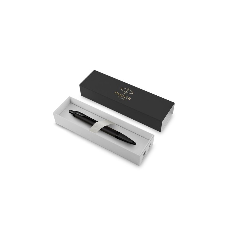 Stylo Élégant Personnalisé de Performance IM Achromatic Matières : acier inoxydable Couleurs : noir goodies publicitaire événeme