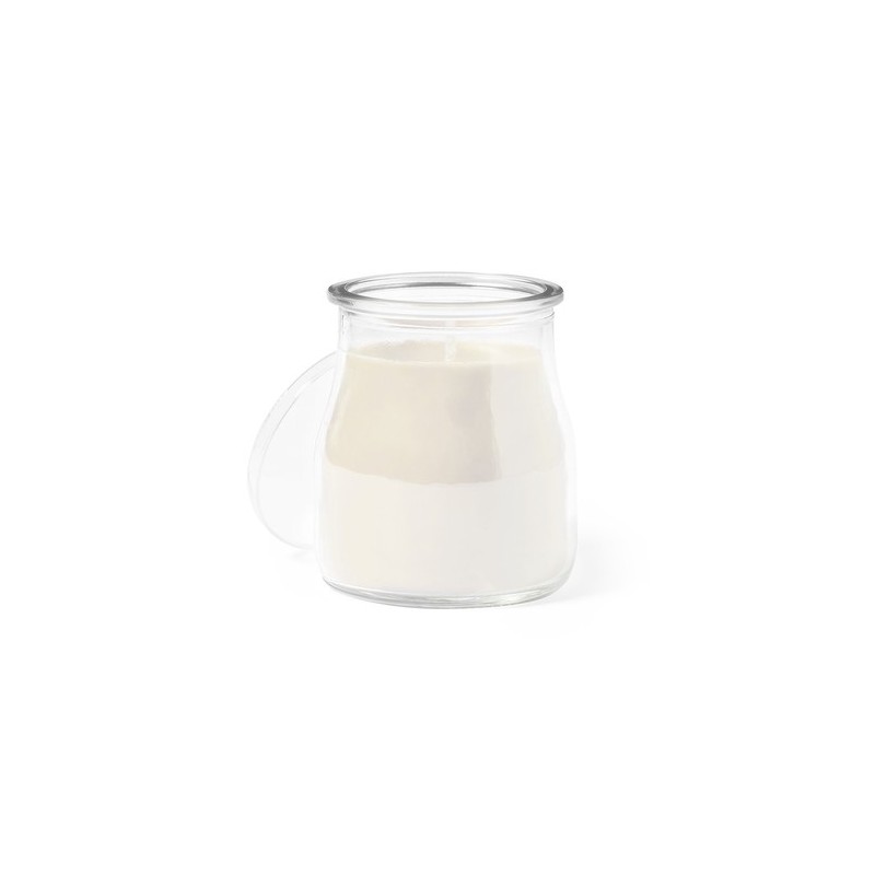 Bougie Aromatique Personnalisée Éco-responsable - Saicer Matières : verre Couleurs : vert clair personnalisable avec votre logo