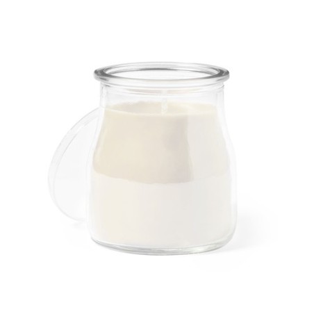 Bougie Aromatique Personnalisée Éco-responsable - Saicer Matières : verre Couleurs : vert clair personnalisable avec votre logo
