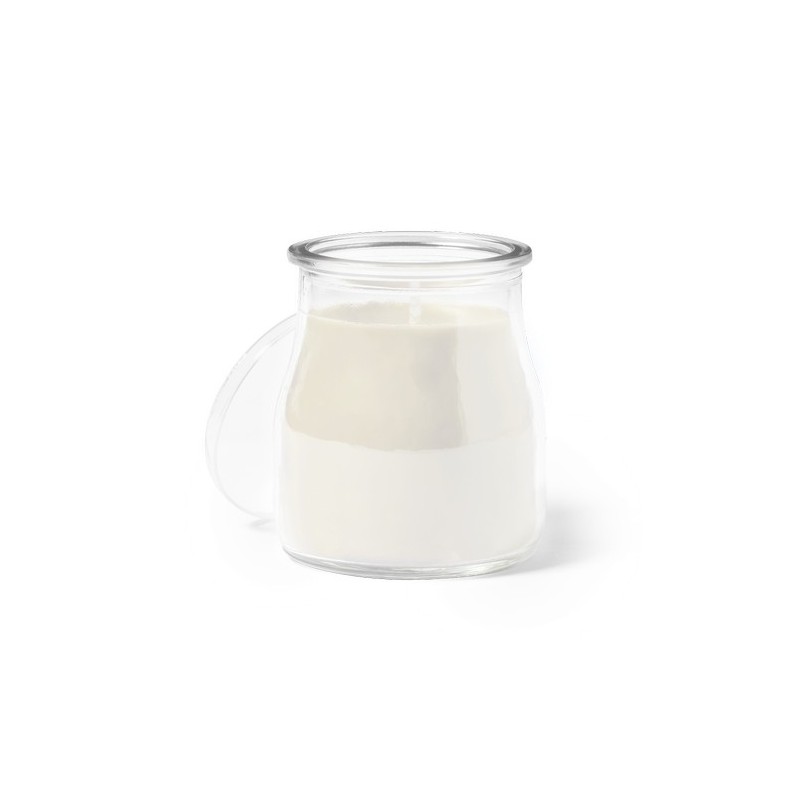 Bougie Aromatique Personnalisée Éco-responsable - Saicer Matières : verre Couleurs : vert clair impression logo haute qualité