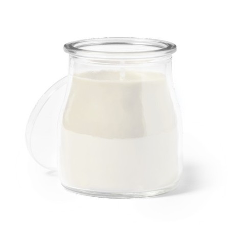 Bougie Aromatique Personnalisée Éco-responsable - Saicer Matières : verre Couleurs : vert clair impression logo haute qualité