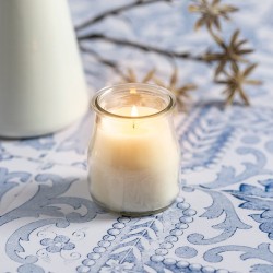 Bougie Aromatique Personnalisée Éco-responsable - Saicer Matières : verre Couleurs : bleu marquage couleur éclatante