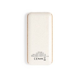 Chargeur Éco-responsable Personnalisé 8000 mAh Limerick Matières : liège cadeau entreprise pas cher