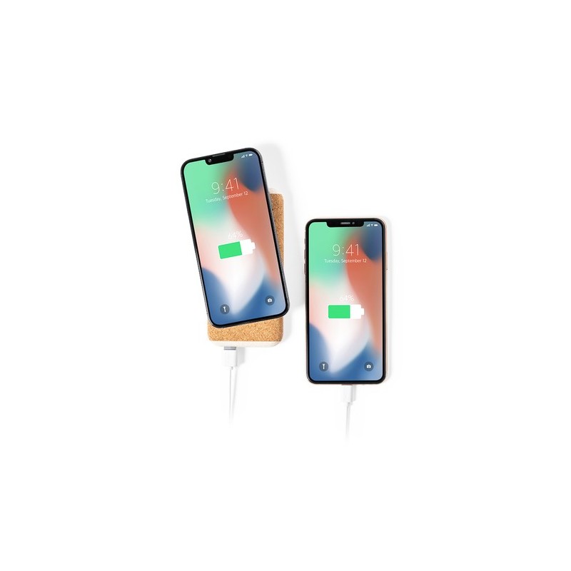 Chargeur Éco-responsable Personnalisé 8000 mAh Limerick Matières : liège goodies publicitaire événementiel