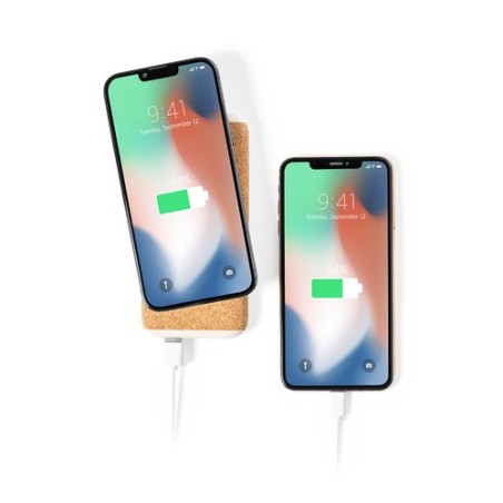 Chargeur Éco-responsable Personnalisé 8000 mAh Limerick Matières : liège goodies publicitaire événementiel