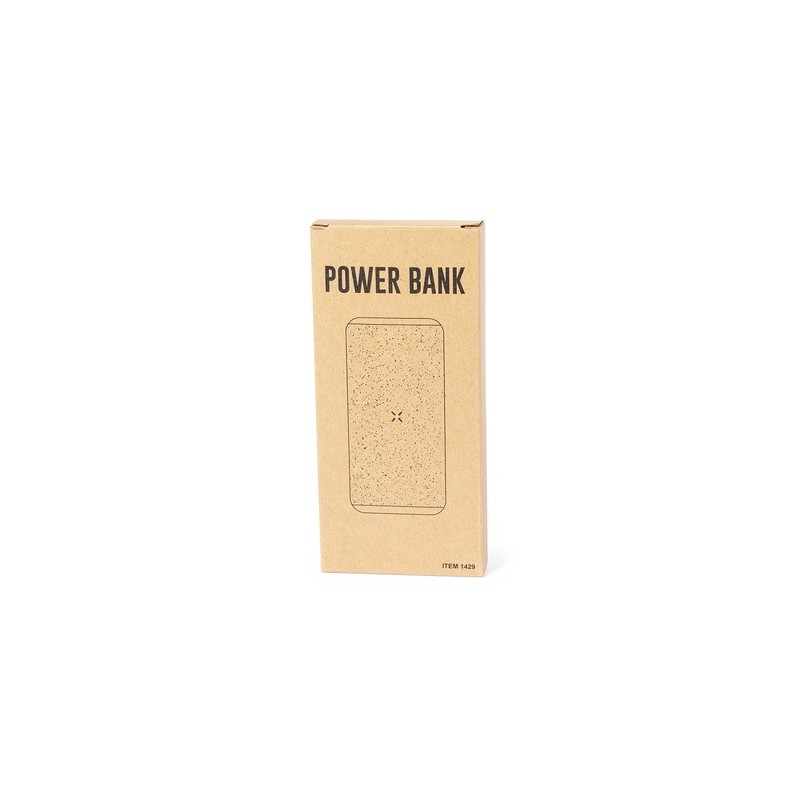 Chargeur Éco-responsable Personnalisé 8000 mAh Limerick Matières : liège livraison express 24h 48h