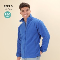 Veste Personnalisable Éco-responsable Diston Matières : PET recyclé Taille textile : M Couleurs : rouge impression haute définit 2