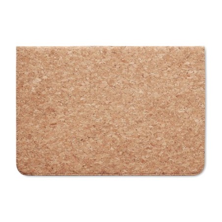 Sacoche éthique en liège personnalisée - Objet publicitaire GRACE Matières : liège Couleurs : beige personnalisable avec votre l