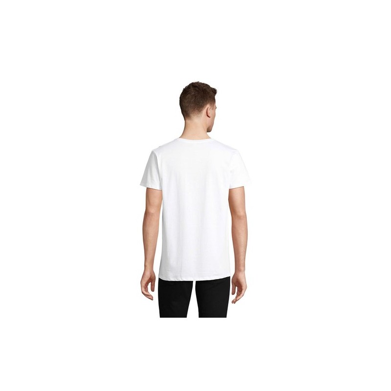 T-shirt personnalisé 100% coton recyclé 150g - RE CRUSADER Taille textile : M Couleurs : blanc personnalisation sur mesure