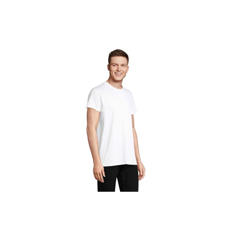 T-shirt personnalisé 100% coton recyclé 150g - RE CRUSADER Taille textile : M Couleurs : blanc goodies publicitaire durable