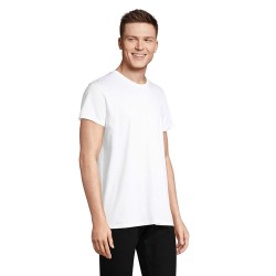 T-shirt personnalisé 100% coton recyclé 150g - RE CRUSADER Taille textile : S Couleurs : blanc objet publicitaire robuste