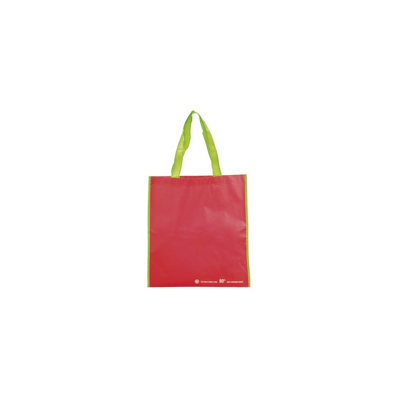 Sac Éco-responsable Pratique en PET Recyclé Personnalisé - Helena Couleurs : bleu Matières : polyester recyclé marquage couleur 