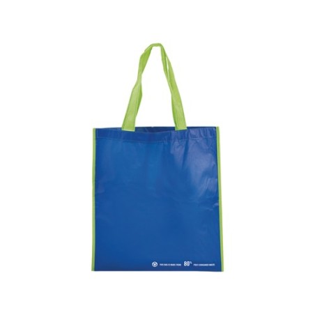 Sac Éco-responsable Pratique en PET Recyclé Personnalisé - Helena Couleurs : bleu Matières : polyester recyclé goodies publicita