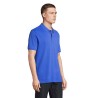 Polo bio  et confortable 210g personnalisé - PEGASE Taille textile : XL Couleurs : bleu royal objet promotionnel éco-responsable