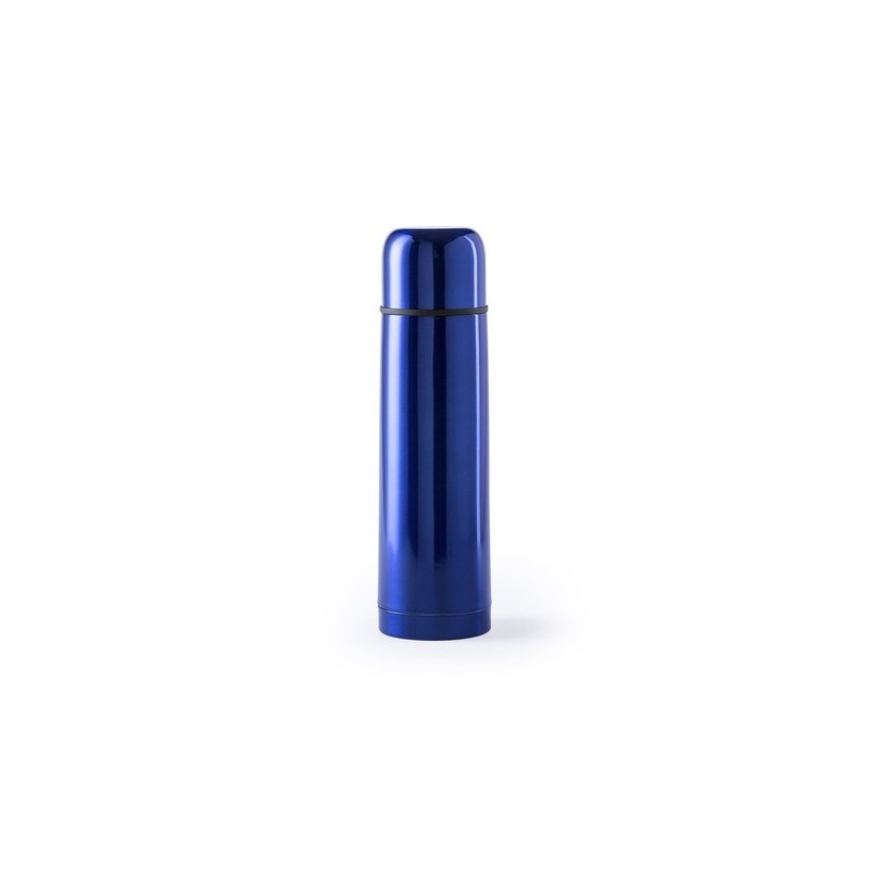 Bouteille Isotherme Personnalisée 500ml Économique Tancher Matières : acier inoxydable Couleurs : bleu marquage laser ultra préc
