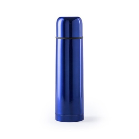 Bouteille Isotherme Personnalisée 500ml Économique Tancher Matières : acier inoxydable Couleurs : bleu marquage laser ultra préc