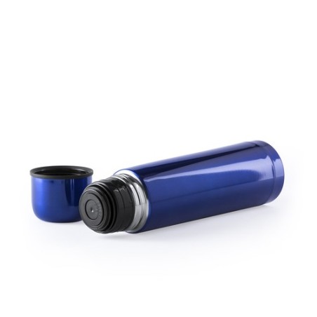 Bouteille Isotherme Personnalisée 500ml Économique Tancher Matières : acier inoxydable Couleurs : bleu livraison express 24h 48h