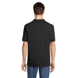 Polo bio  et confortable 210g personnalisé - PEGASE Taille textile : XXL Couleurs : noir accessoire événementiel unique