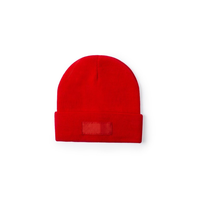 Bonnet Personnalisé Élégant Confortable Holsen Matières : acrylique Couleurs : rouge