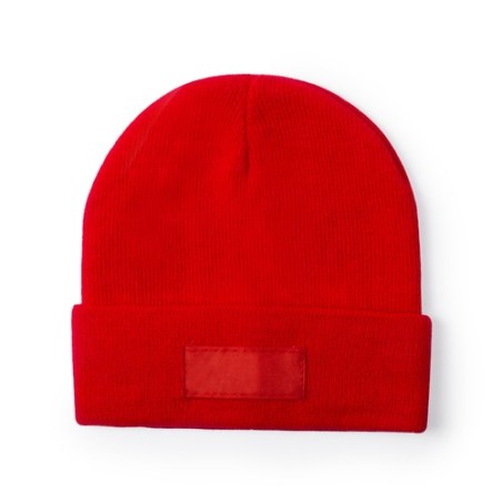 Bonnet Personnalisé Élégant Confortable Holsen Matières : acrylique Couleurs : rouge
