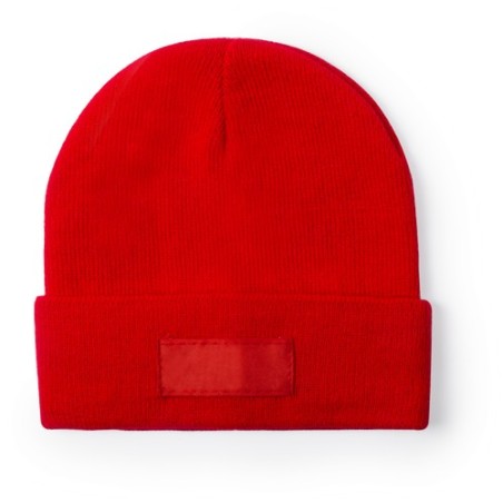 Bonnet Personnalisé Élégant Confortable Holsen Matières : acrylique Couleurs : rouge marquage laser ultra précis
