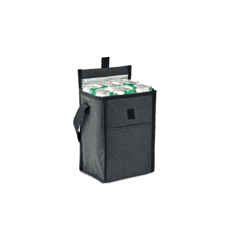 Sac à déjeuner isotherme  en RPET - BOBE Matières : PET recyclé Couleurs : noir personnalisable avec votre logo