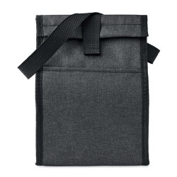 Sac à déjeuner isotherme  en RPET - BOBE Matières : PET recyclé Couleurs : noir cadeau entreprise pas cher