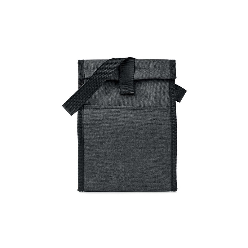 Sac à déjeuner isotherme  en RPET - BOBE Matières : PET recyclé Couleurs : noir cadeau entreprise pas cher