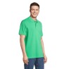 Polo bio  et confortable 210g personnalisé - PEGASE Taille textile : 3XL Couleurs : vert printemps objet promo petit budget