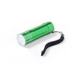 Lampe Poche LED Personnalisable Éco-responsable - Lampe Conny Matières : aluminium Couleurs : vert