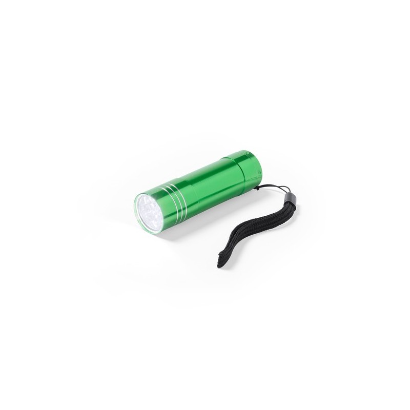 Lampe Poche LED Personnalisable Éco-responsable - Lampe Conny Matières : aluminium Couleurs : vert