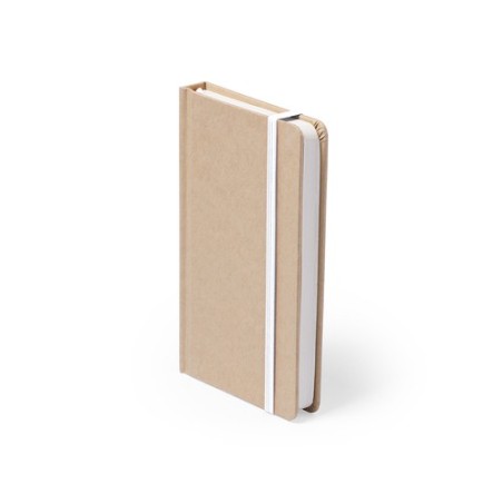 Bloc Notes Éco-responsable Personnalisé pas cher - Bosco Matières : carton recyclé Couleurs : bleu cadeau client original