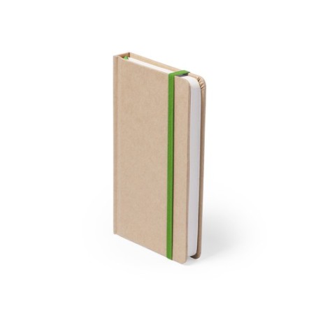 Bloc Notes Éco-responsable Personnalisé pas cher - Bosco Matières : carton recyclé Couleurs : bleu impression logo haute qualité