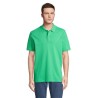 Polo bio  et confortable 210g personnalisé - PEGASE Taille textile : S Couleurs : vert printemps cadeau entreprise pas cher