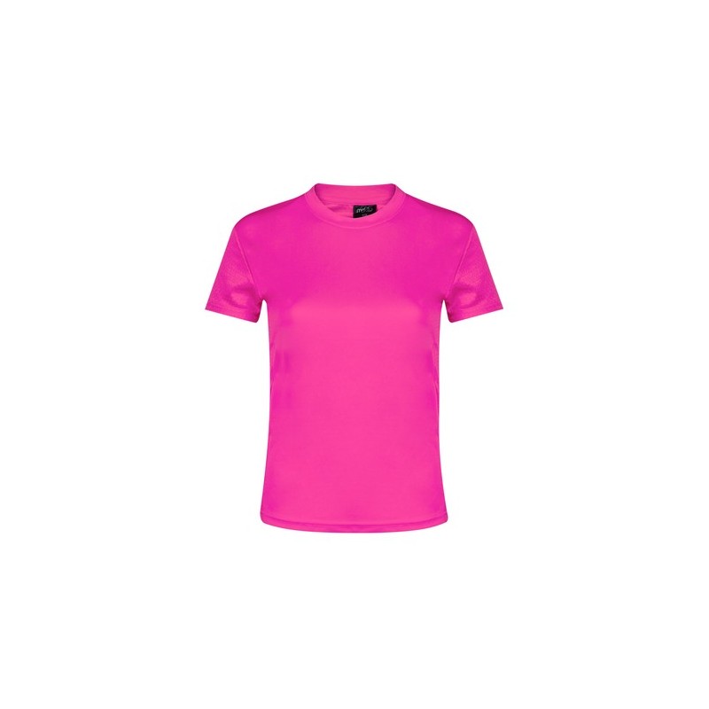 T-Shirt Femme Personnalisé Confortable et Stylé - Tecnic Rox Matières : polyester Taille textile : M Couleurs : noir impression 