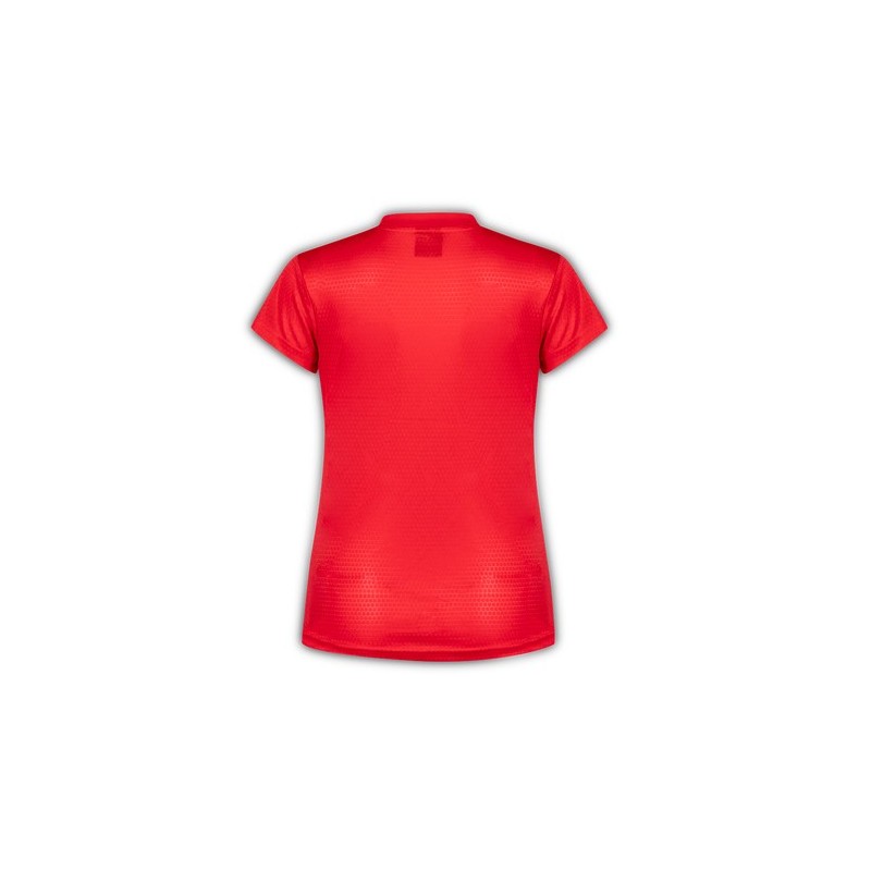 T-Shirt Femme Personnalisé Confortable et Stylé - Tecnic Rox Matières : polyester Taille textile : M Couleurs : noir marquage la