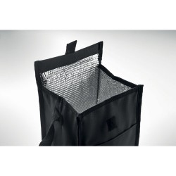 Sac à déjeuner isotherme  en RPET - BOBE Matières : PET recyclé Couleurs : noir impression haute définition