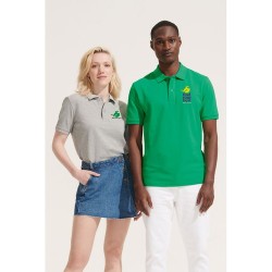 Polo bio  et confortable 210g personnalisé - PEGASE Taille textile : XL Couleurs : vert printemps objet promo petit budget