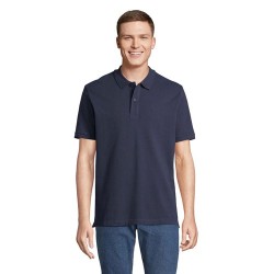 Polo bio  et confortable 210g personnalisé - PEGASE Taille textile : XL Couleurs : french navy personnalisable avec votre logo