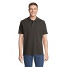 Polo bio  et confortable 210g personnalisé - PEGASE Taille textile : 3XL Couleurs : carbone goodies publicitaire événementiel