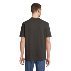 Polo bio  et confortable 210g personnalisé - PEGASE Taille textile : XL Couleurs : carbone objet publicitaire robuste