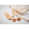 Set d'accessoires de golf personnalisés - DORMIE Matières : coton biologique Couleurs : beige marquage laser ultra précis